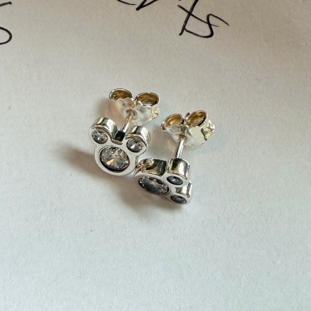 Pandora Disney Dazzling Mickey Post Earrings (retired version)